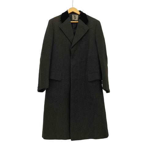 CLOTHCRAFT 襟切替 ウール ロング カバートコート メンズ