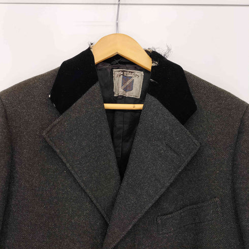 CLOTHCRAFT 襟切替 ウール ロング カバートコート メンズ