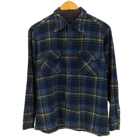 ペンドルトン PENDLETON 70s USA製 L/Sチェックネルシャツ メンズ JPN:M