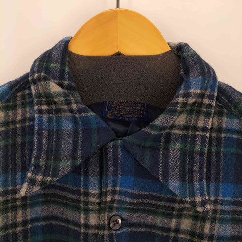 ペンドルトン PENDLETON 70s USA製 L/Sチェックネルシャツ メンズ JPN:M