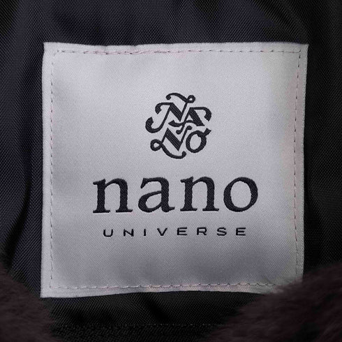 ナノユニバース NANO universe Thermoreフォックスファーフードコート レディース 38