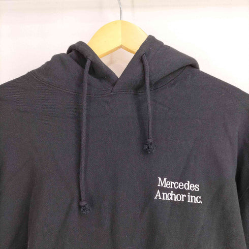 MERCEDES ANCHOR Inc ロゴ刺繍 バックプリント Hoodie メンズ import:L