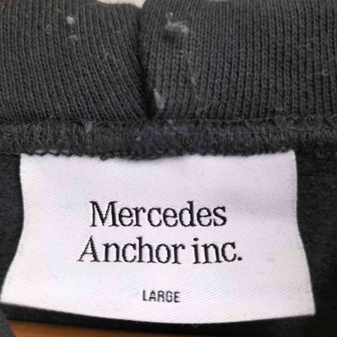 MERCEDES ANCHOR Inc ロゴ刺繍 バックプリント Hoodie メンズ import:L