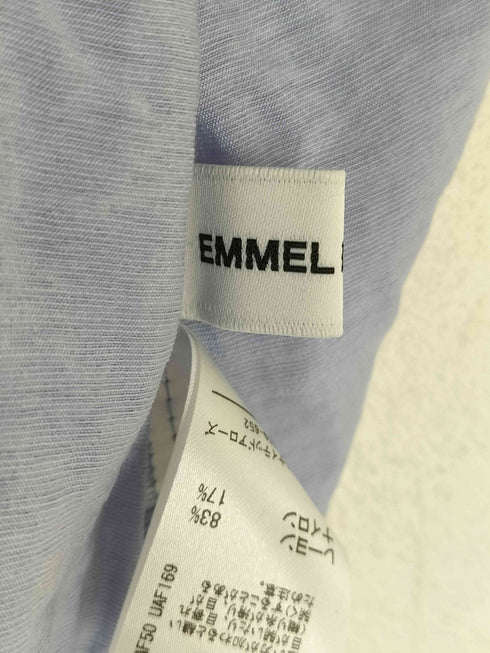 エメルリファインズ EMMEL REFINES 25SS EM ギャザーリボン キャンディスリーブ ブラウス レディース