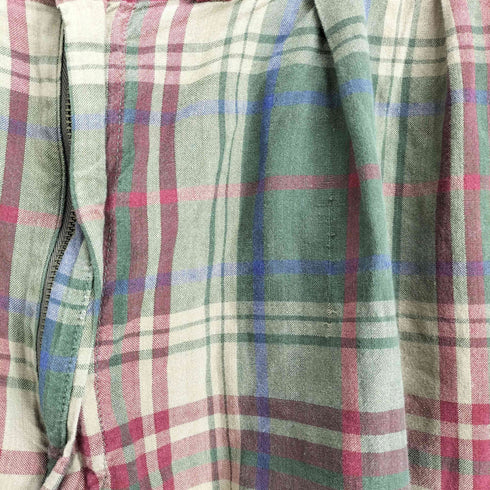ポロバイラルフローレン Polo by RALPH LAUREN 90S USA製 ツータック チェック柄 ショーツ メンズ FR:36-38