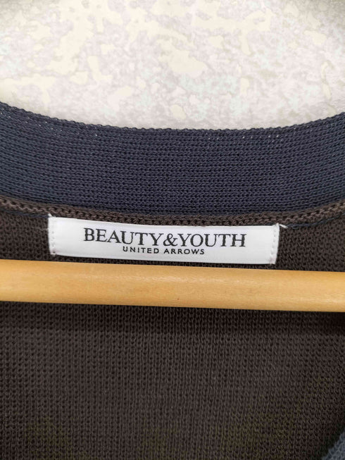 ビューティーアンドユースユナイテッドアローズ BEAUTY & YOUTH UNITED ARROWS 25SS ライン ニットベスト レディース