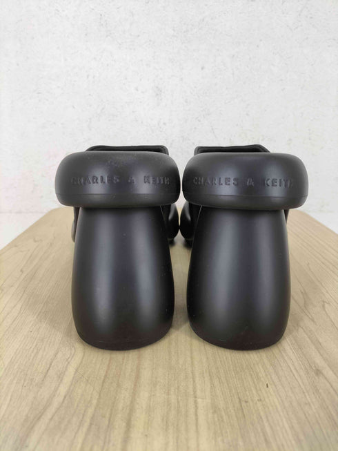 チャールズアンドキース CHARLES&KEITH Leila レイラ オープントゥミュール ブラック レディース 40