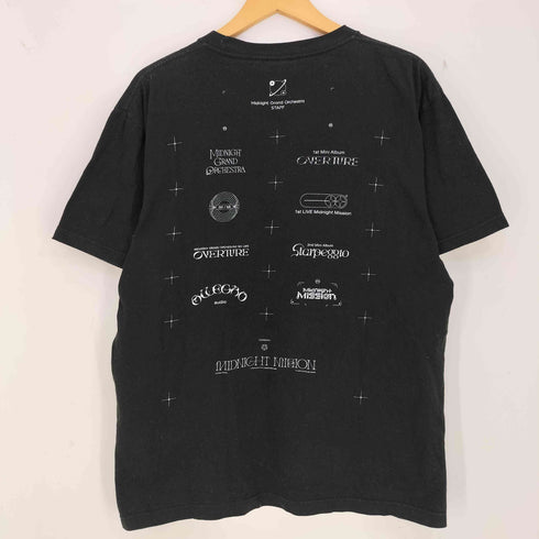 MIDNIGHT GRAND ORCHESTRA コットン 両面プリント クルーネックTシャツ メンズ import:L