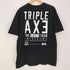ユナイテッドアスレ UNITED ATHLE TRIPLE AXE コットン 両面プリントクルーネックTシャツ メンズ import:XL