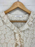マウジー moussy CUT LACE RUFFLE ブラウス レディース free