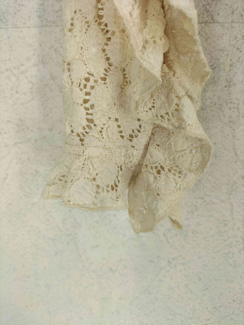マウジー moussy CUT LACE RUFFLE ブラウス レディース free