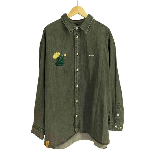 ダブルタップス WTAPS 24SS ALLMAN LS COTTON. DENIM. CACTO デニムシャツ メンズ JPN:4