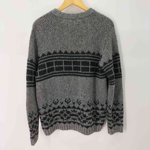 ゼロエイトサーカス 08sircus british wool jacquard crew knit メンズ JPN:3
