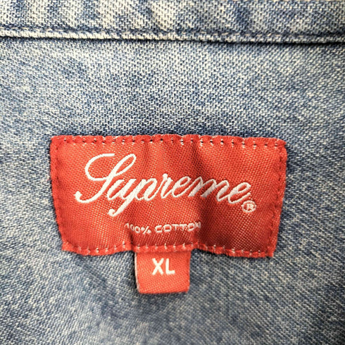 シュプリーム Supreme 20AW Classic Logo Denim Shirt メンズ import:XL