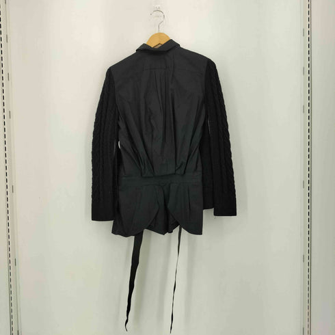 サカイ Sacai バックプリーツシャツ 切替 ドッキングニット レディース JPN:2