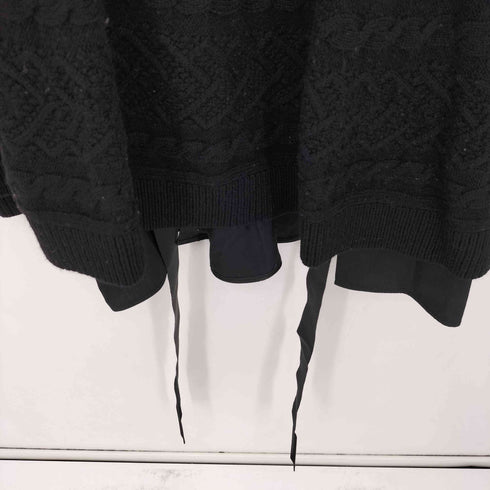 サカイ Sacai バックプリーツシャツ 切替 ドッキングニット レディース JPN:2