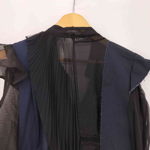 サカイ Sacai フリル プリーツ ドッキング ワンピース レディース JPN:3