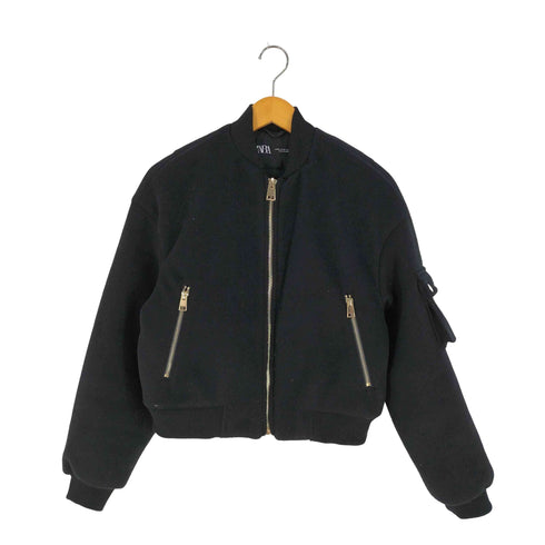 ザラ ZARA MA-1 ボンバージャケット ショート レディース import:XS