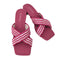 vivaia Square-Toe Block Heel Criss-Crros Sandal スクエアトゥ ブロックヒール クロスサンダル レディース 35