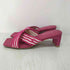 vivaia Square-Toe Block Heel Criss-Crros Sandal スクエアトゥ ブロックヒール クロスサンダル レディース 35
