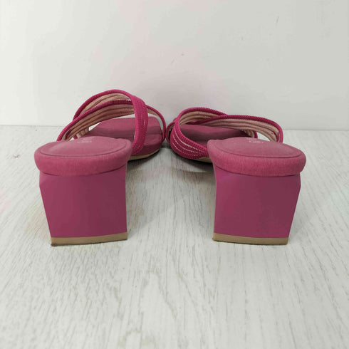 vivaia Square-Toe Block Heel Criss-Crros Sandal スクエアトゥ ブロックヒール クロスサンダル レディース 35