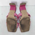vivaia Square-Toe Block Heel Criss-Crros Sandal スクエアトゥ ブロックヒール クロスサンダル レディース 35