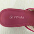 vivaia Square-Toe Block Heel Criss-Crros Sandal スクエアトゥ ブロックヒール クロスサンダル レディース 35