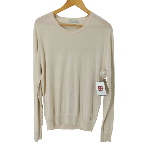 ジョンスメドレー JOHN SMEDLEY MADE IN ENGLAND コットン クルーネックセーター メンズ JPN:M