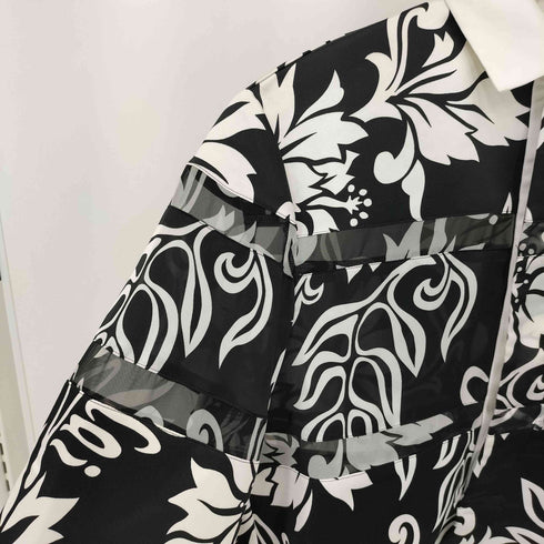 サカイ Sacai Floral Print Rugby Shirt フローラルプリント ラグビーシャツ レディース JPN:2