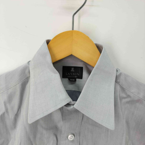 ランバンコレクション LANVIN COLLECTION フロントポケット コットン シャツ メンズ 39-80