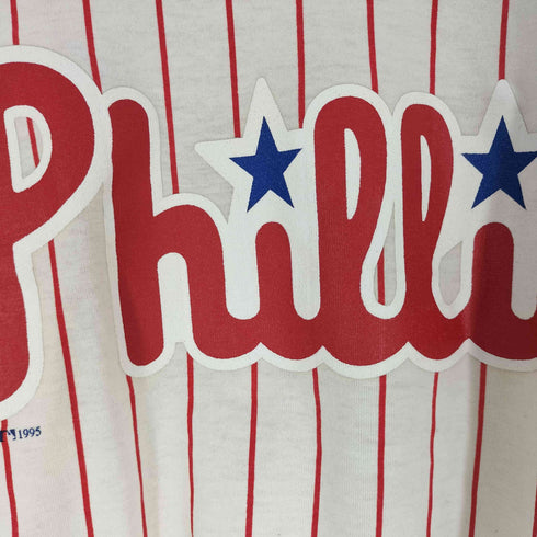 ラッセルアスレチック RUSSELL ATHLETIC 90-00s USA製 チームロゴ刺繍 Vネック ストライプ ナンバリング ユニフォーム メンズ import:M