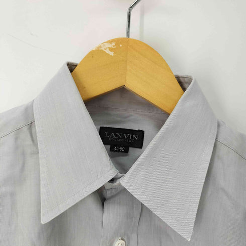 ランバンコレクション LANVIN COLLECTION フロントポケット コットン シャツ メンズ 40-80