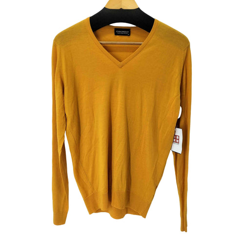 ジョンスメドレー JOHN SMEDLEY MADE IN ENGLAND メリノウール Vネックセーター メンズ JPN:M
