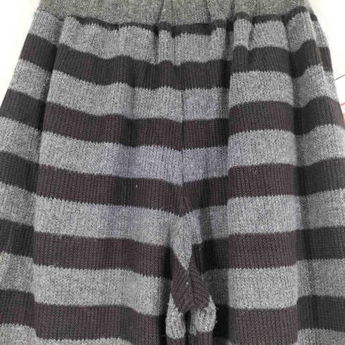 as on ボーダー ニット パンツ レディース