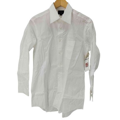 ランバンコレクション LANVIN COLLECTION ストライプ コットンシャツ メンズ 39-80