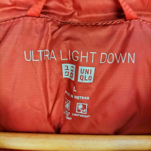 ユニクロ UNIQLO ULTRA LIGHT DOWN ウルトラライトダウンベスト メンズ JPN:L
