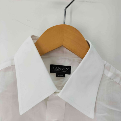 ランバンコレクション LANVIN COLLECTION リネン混 フロントポケット シャツ メンズ 40-80