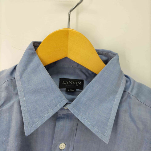 ランバンコレクション LANVIN COLLECTION フロントポケット コットン シャツ メンズ 41-80