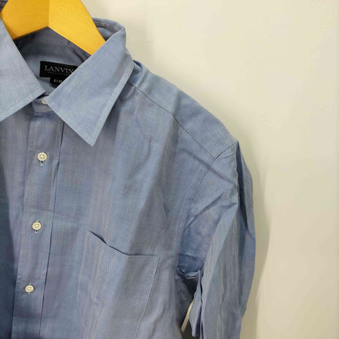 ランバンコレクション LANVIN COLLECTION フロントポケット コットン シャツ メンズ 41-80