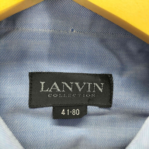 ランバンコレクション LANVIN COLLECTION フロントポケット コットン シャツ メンズ 41-80