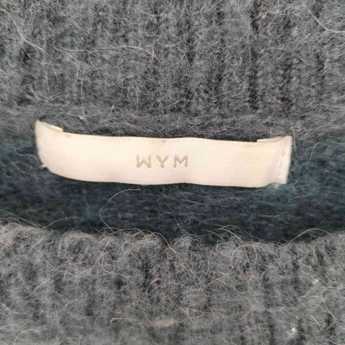 ウィム バイ リドム WYM LIDNM MOHAIR BLEND JACQUARD SHAGGY KNIT ジャガードニット メンズ JPN:M