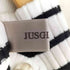 ジャスグリッティー JUSGLITTY サイドパールワイドリブニット レディース JPN:2