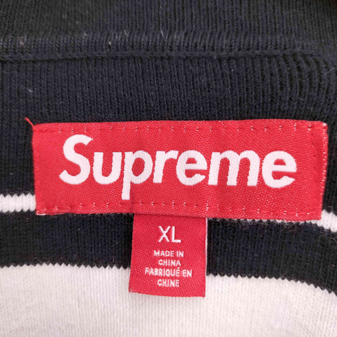 シュプリーム Supreme 24AW Stripe Zip L/S Polo メンズ import:XL