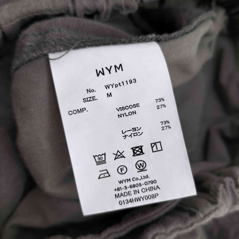 ウィム バイ リドム WYM LIDNM NYLON VIS EASY LUFT CARGO カーゴパンツ メンズ M
