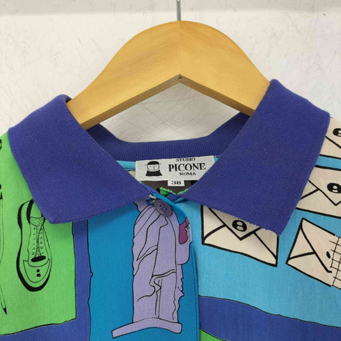 スタジオピッコーネ STUDIO PICONE 総柄シャツ レディース JPN:38