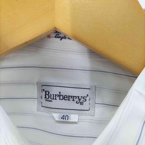 バーバリーズ BURBERRYS ストライプ コットン カッターシャツ メンズ 40