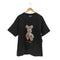 uaboni paris フロントアニマルモノグラムプリントクルーネックTシャツ メンズ 48