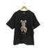 uaboni paris フロントアニマルモノグラムプリントクルーネックTシャツ メンズ 48