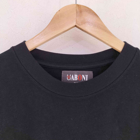 uaboni paris フロントアニマルモノグラムプリントクルーネックTシャツ メンズ 48