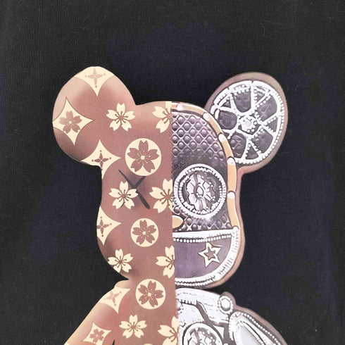 uaboni paris フロントアニマルモノグラムプリントクルーネックTシャツ メンズ 48